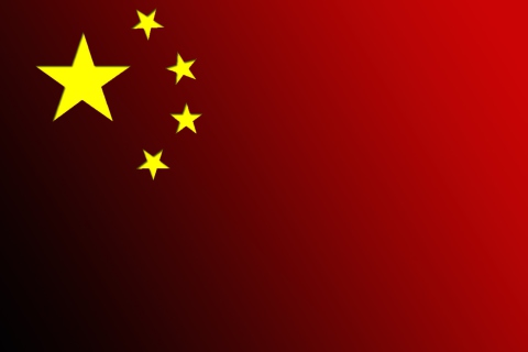 China Flag wallpaper 480x320