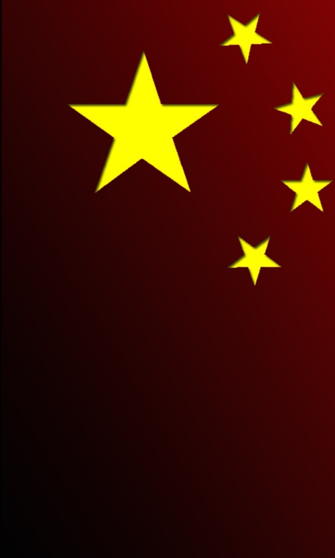 Das China Flag Wallpaper 480x800