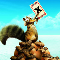 Das Ice Age Continental Drift Scrat Wallpaper 208x208