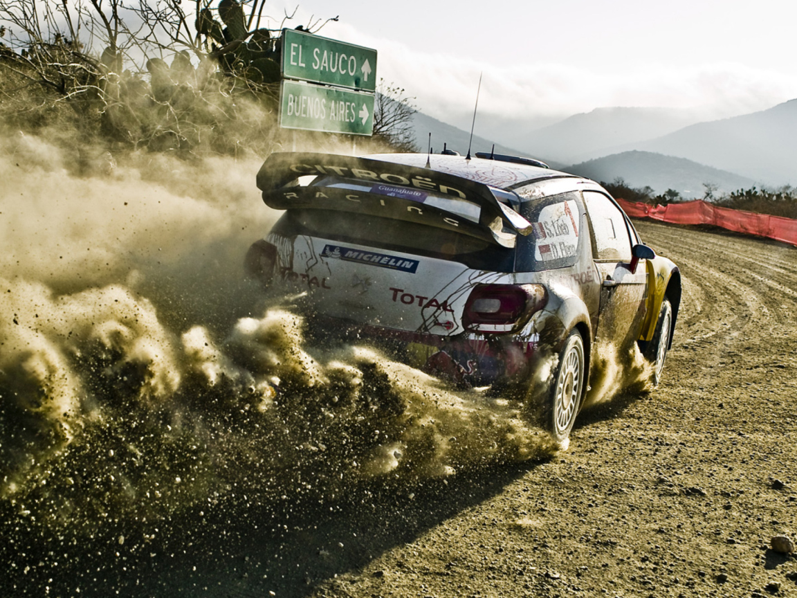 Fondo de pantalla Citroën World Rally Team 1152x864