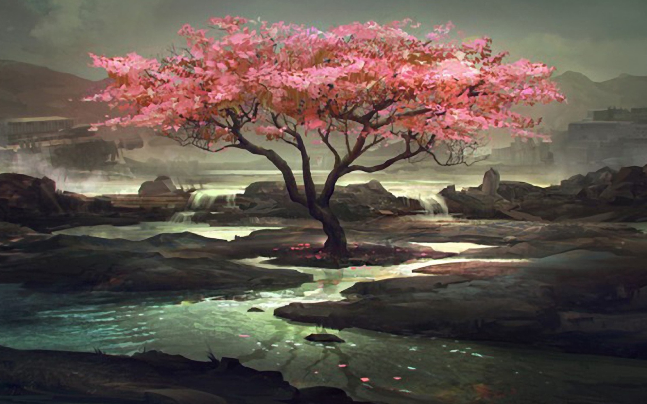 Sfondi Blossom Tree Painting 2560x1600