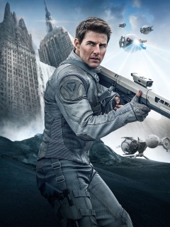 Tom Cruise In Oblivion wallpaper 240x320