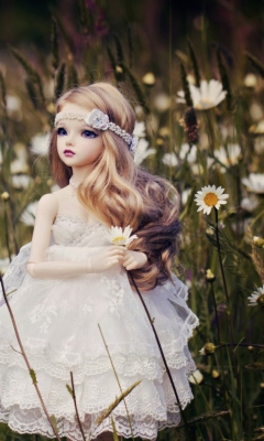 Fondo de pantalla Beautiful Bride Doll 240x400
