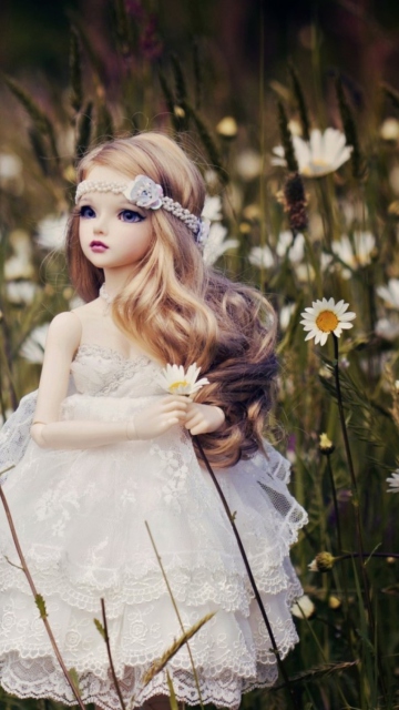 Fondo de pantalla Beautiful Bride Doll 360x640