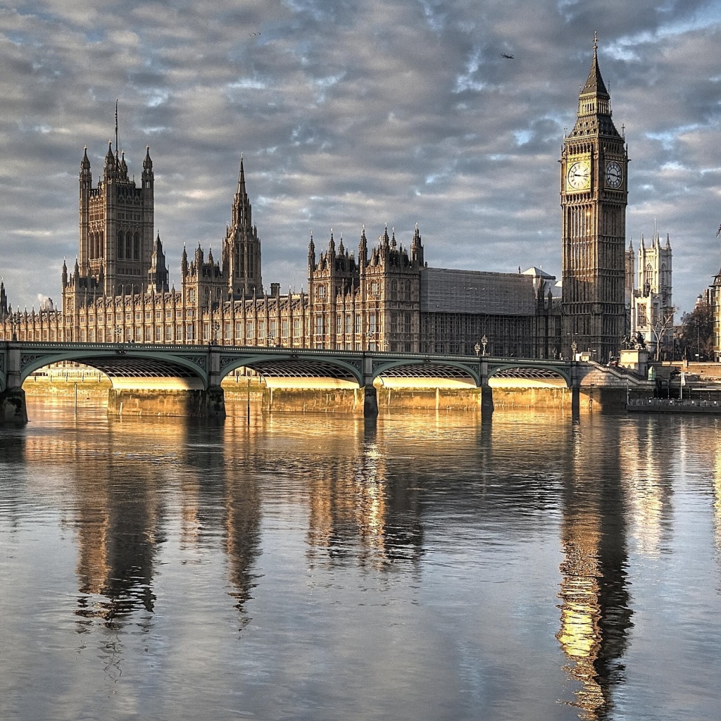 Обои Palace of Westminster in London 1024x1024