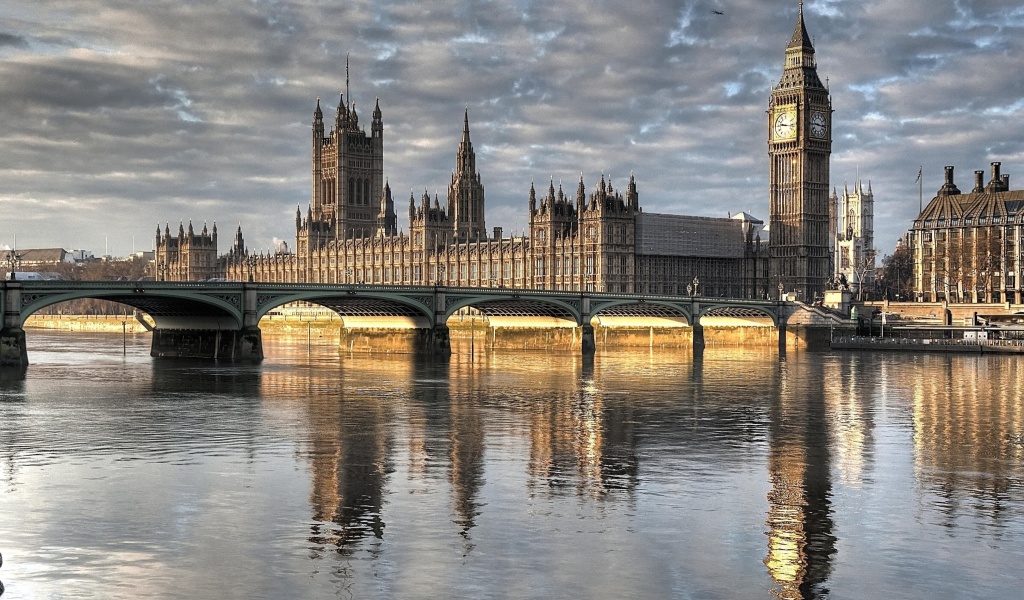 Fondo de pantalla Palace of Westminster in London 1024x600