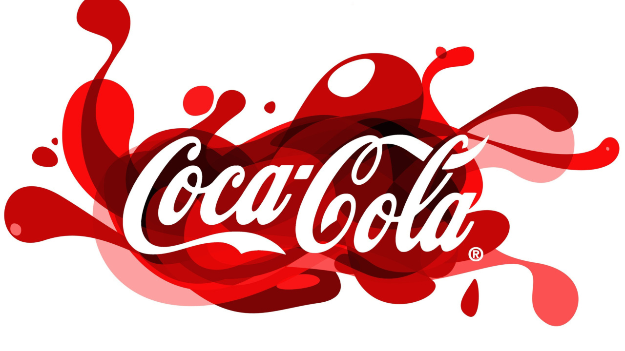 Das Coca Cola Logo Wallpaper 1280x720