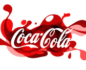 Das Coca Cola Logo Wallpaper 176x144
