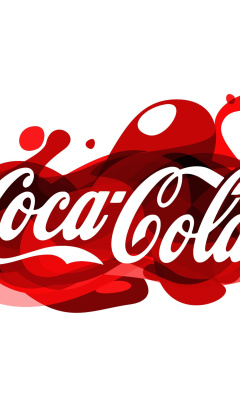 Обои Coca Cola Logo 240x400