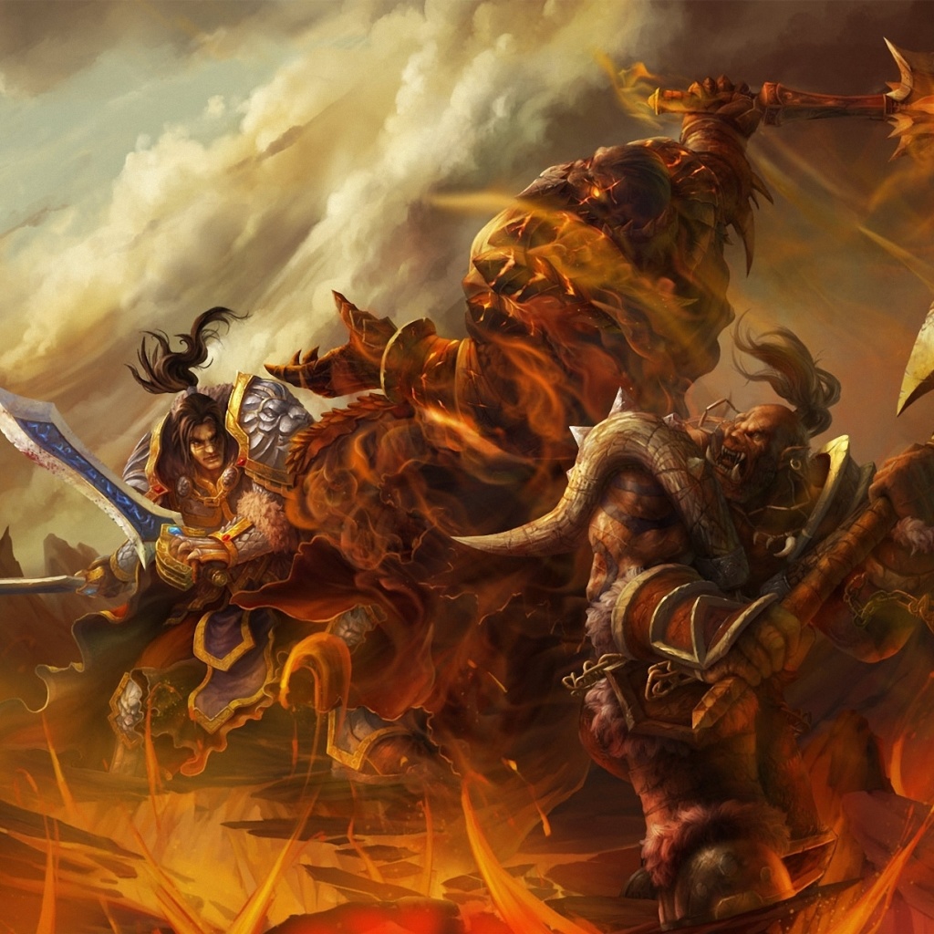 Fondo de pantalla World of Warcraft Battle 1024x1024