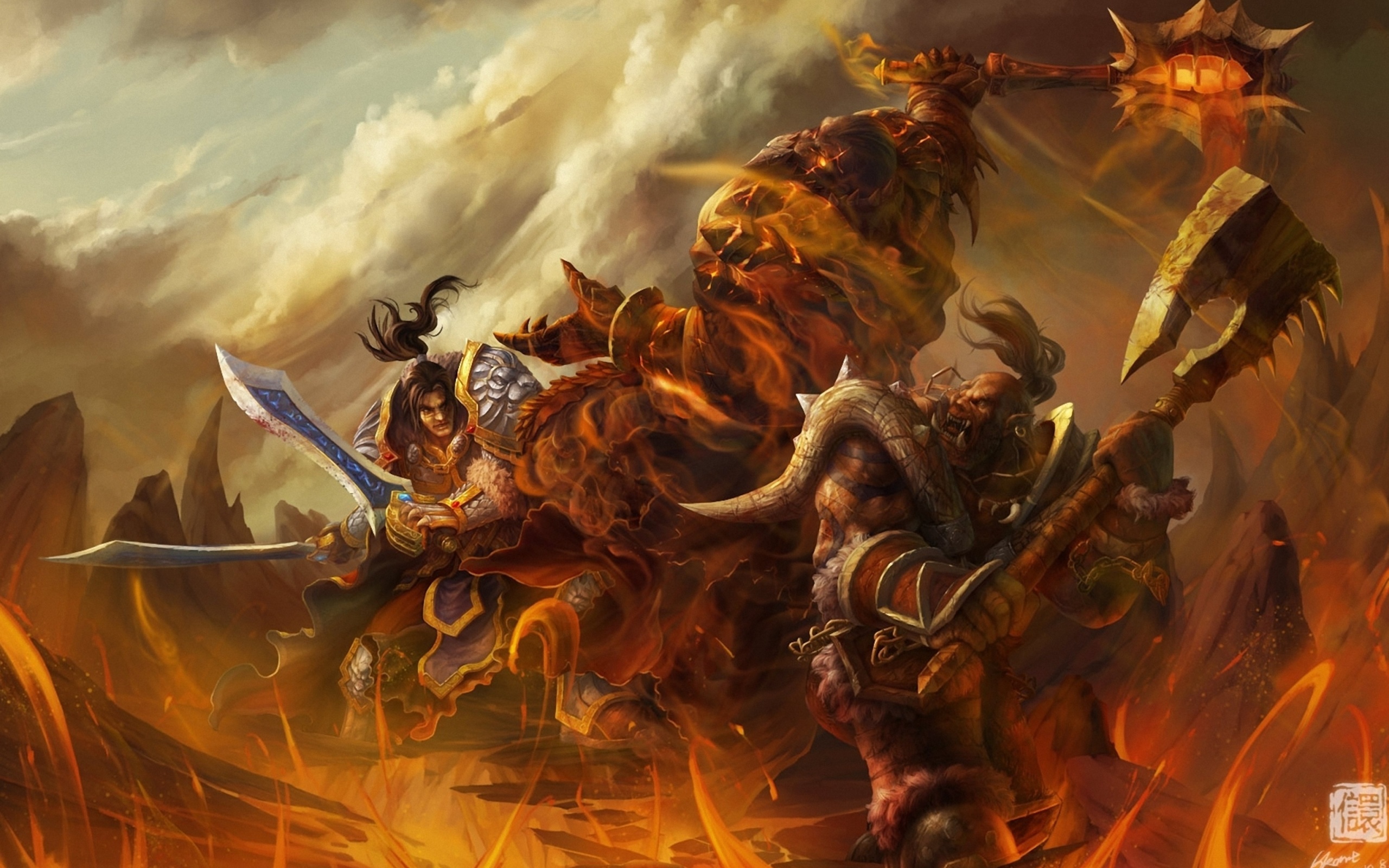 Das World of Warcraft Battle Wallpaper 2560x1600