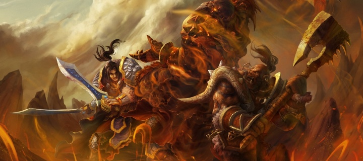 Screenshot №1 pro téma World of Warcraft Battle 720x320