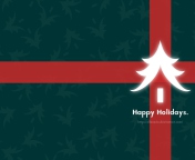 Das Happy Holidays Wallpaper 176x144