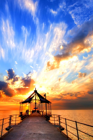 Sunset Pier screenshot #1 320x480