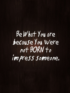 Be What You Are screenshot #1 240x320