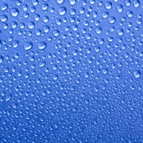 Water Drops On Blue Glass wallpaper 208x208