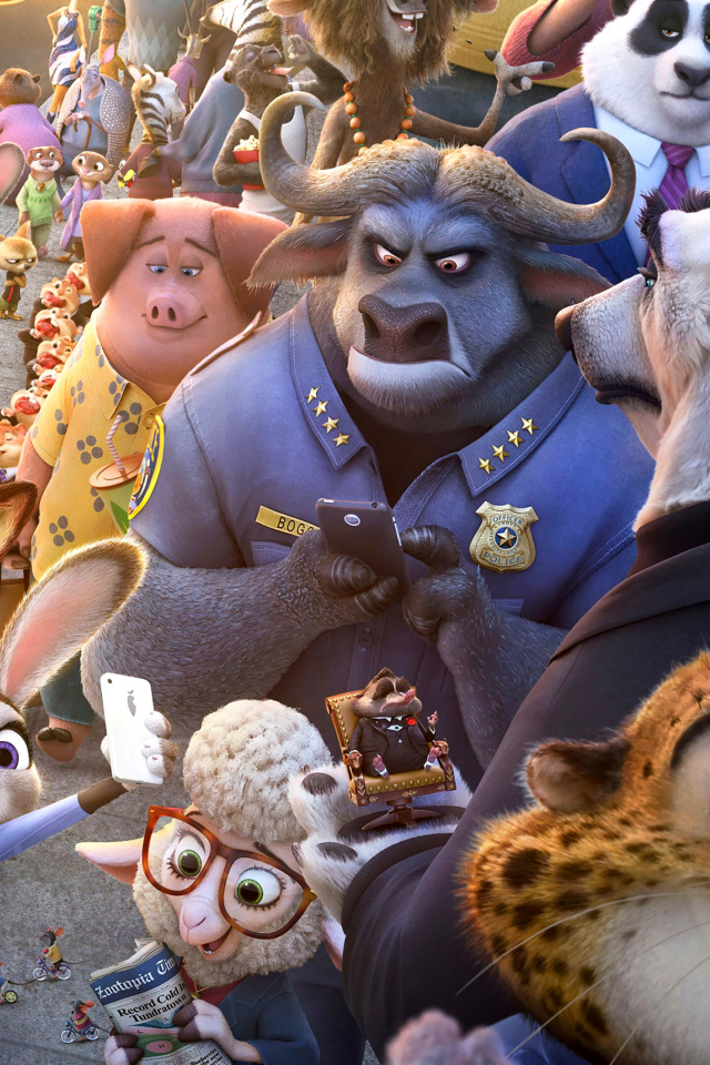 Das Zootopia 2016 Wallpaper 640x960