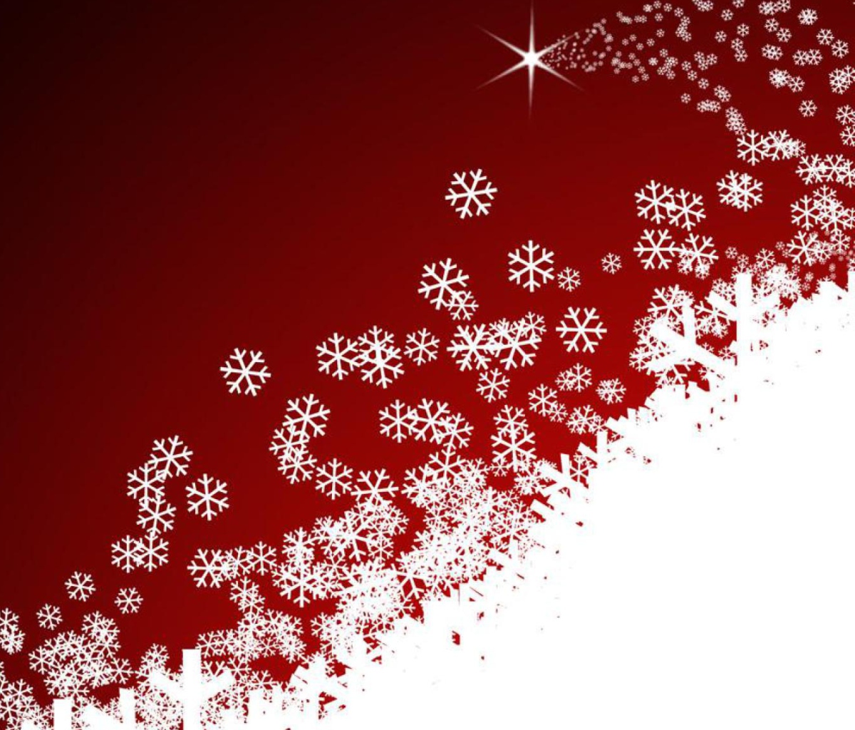 Snowflakes wallpaper 1200x1024