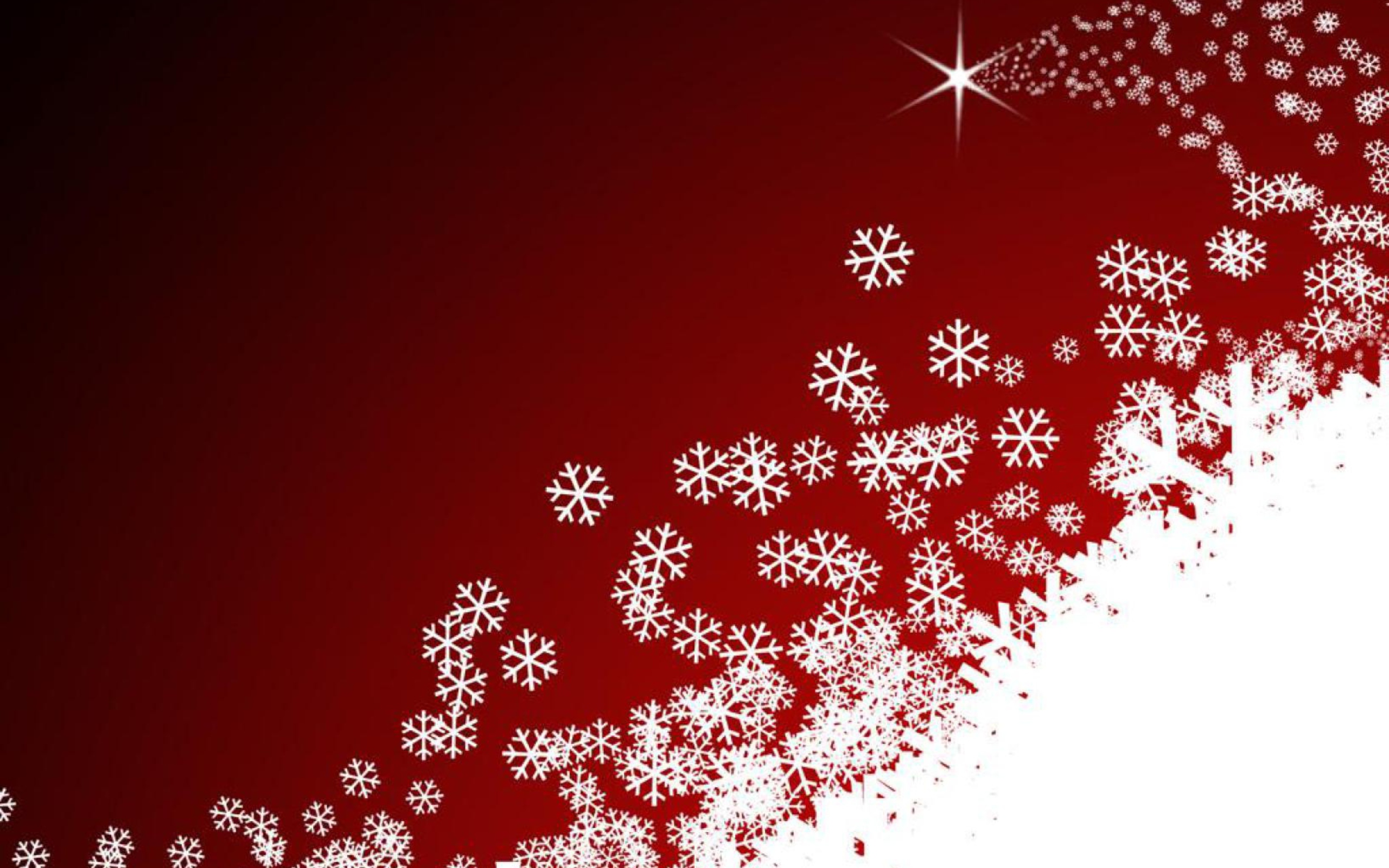 Snowflakes wallpaper 2560x1600
