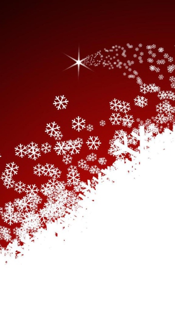Das Snowflakes Wallpaper 360x640