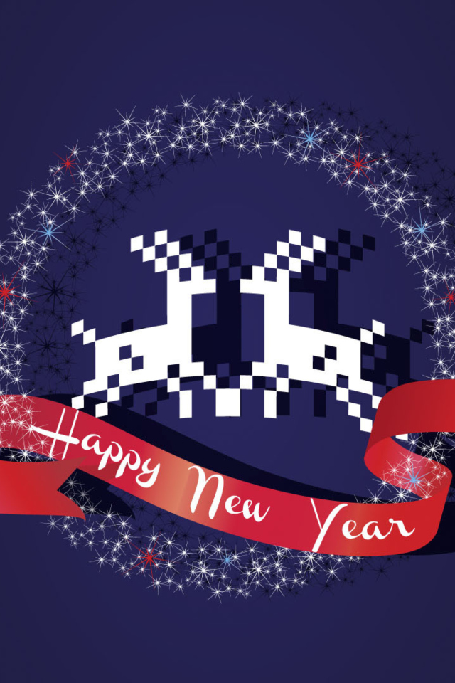 Happy New Year wallpaper 640x960