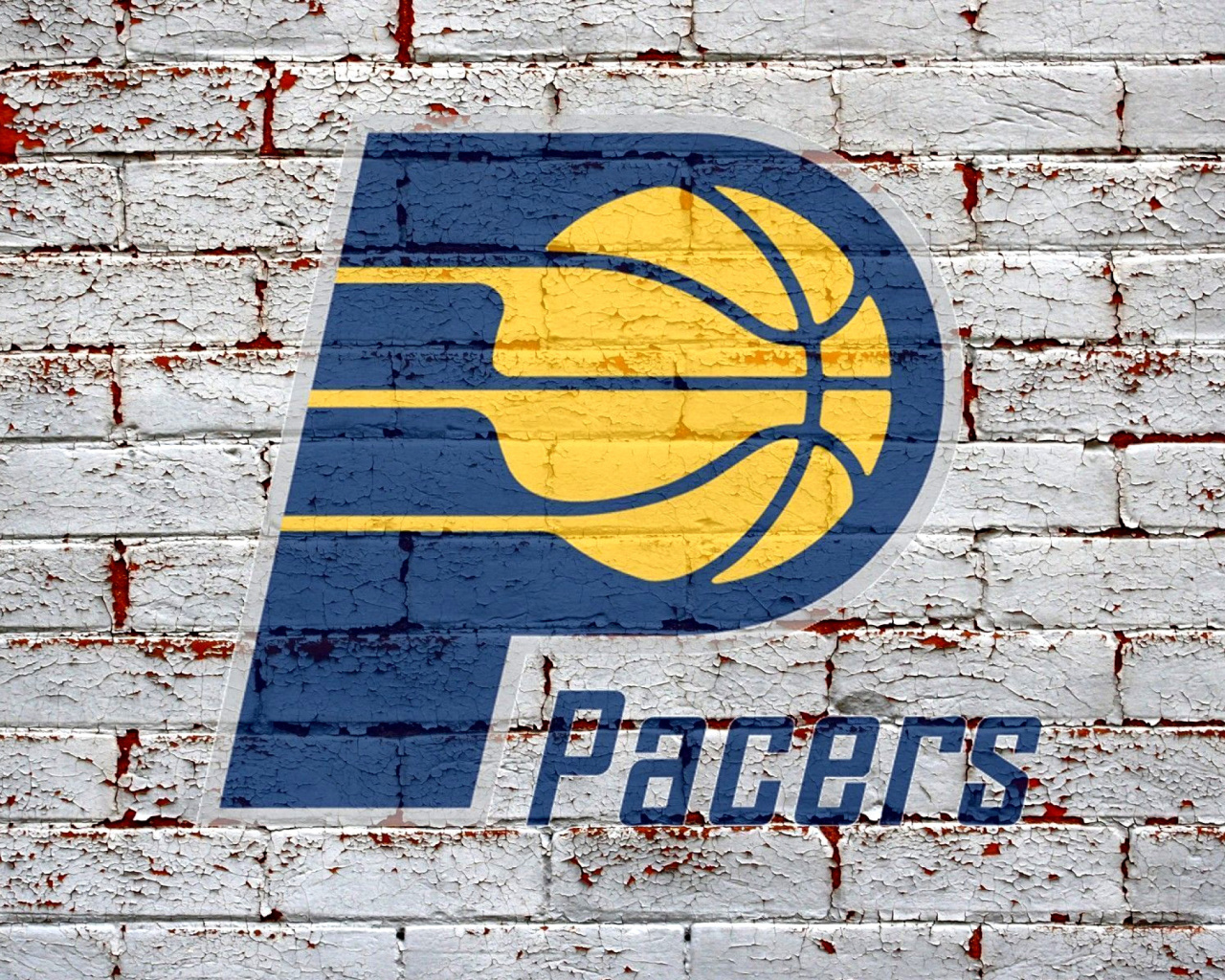 Screenshot №1 pro téma Indiana Pacers NBA Logo 1280x1024
