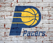 Обои Indiana Pacers NBA Logo 176x144