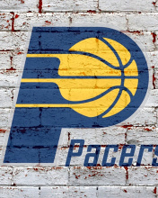 Das Indiana Pacers NBA Logo Wallpaper 176x220