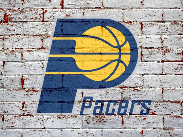 Das Indiana Pacers NBA Logo Wallpaper 640x480