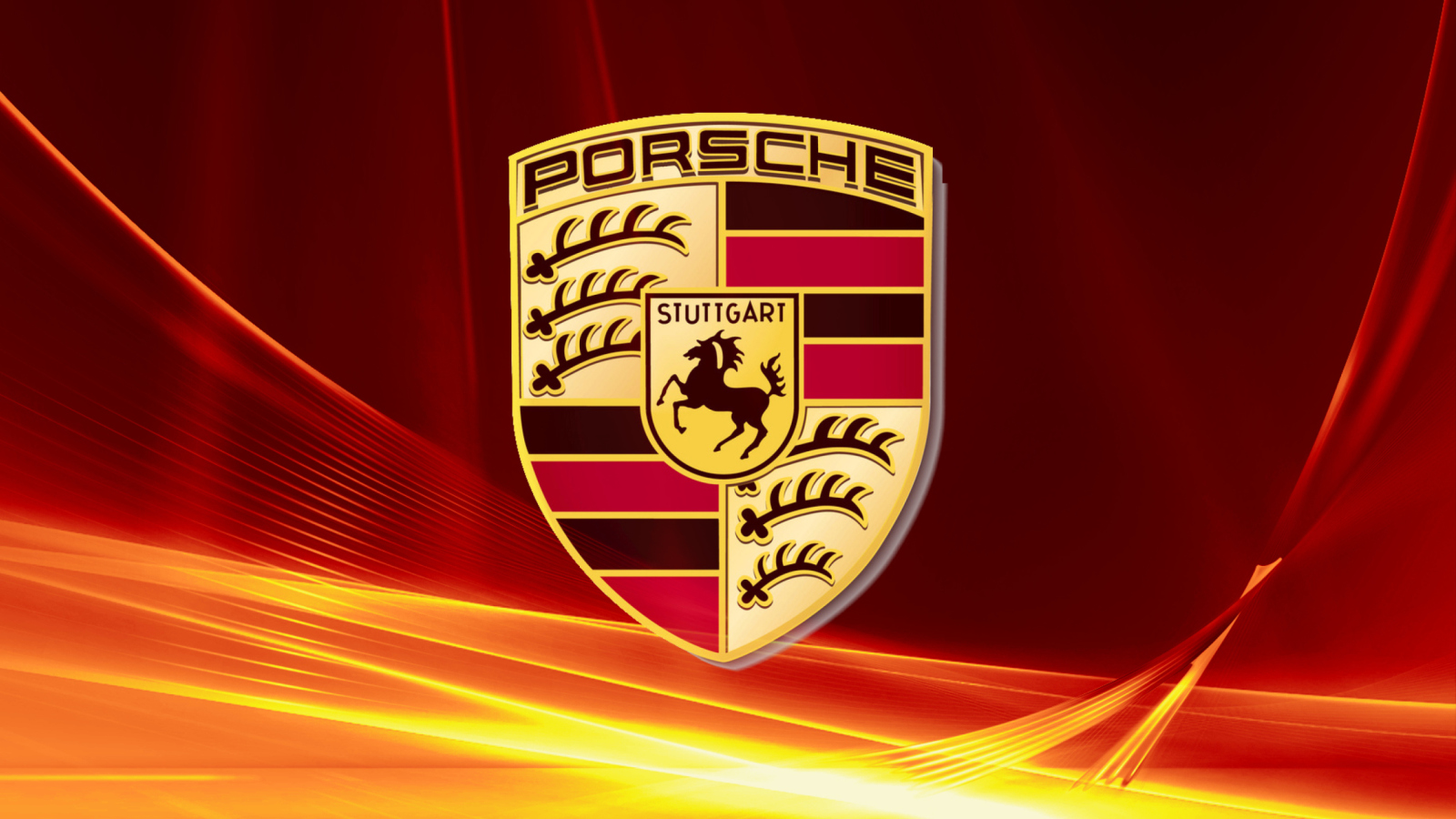 Fondo de pantalla Porsche Logo 1600x900