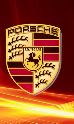 Das Porsche Logo Wallpaper 240x400
