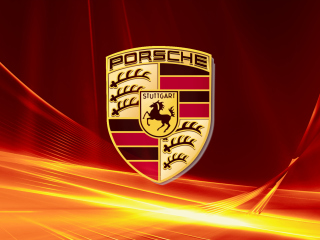 Fondo de pantalla Porsche Logo 320x240