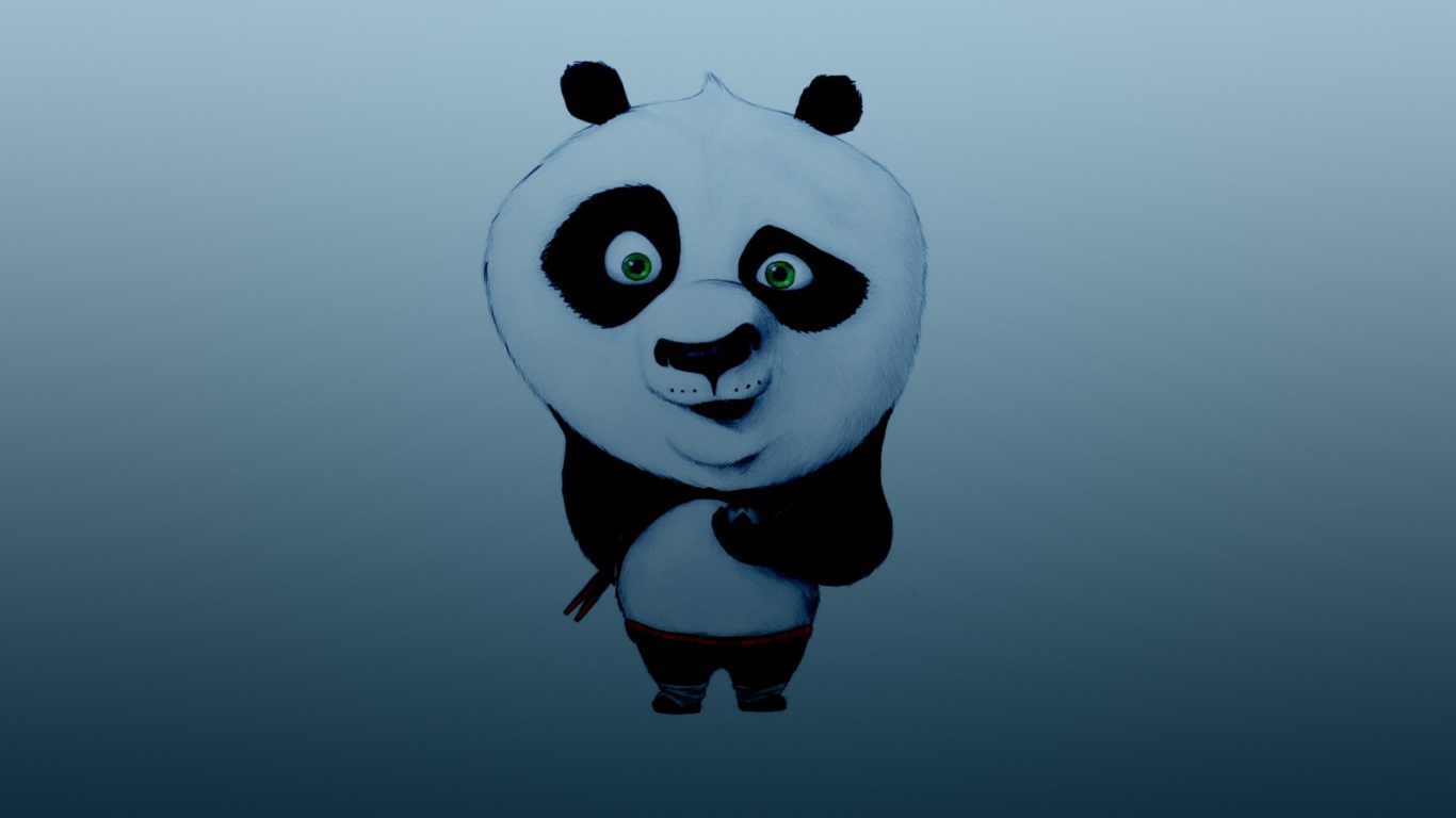 Screenshot №1 pro téma Kung Fu Panda 1366x768