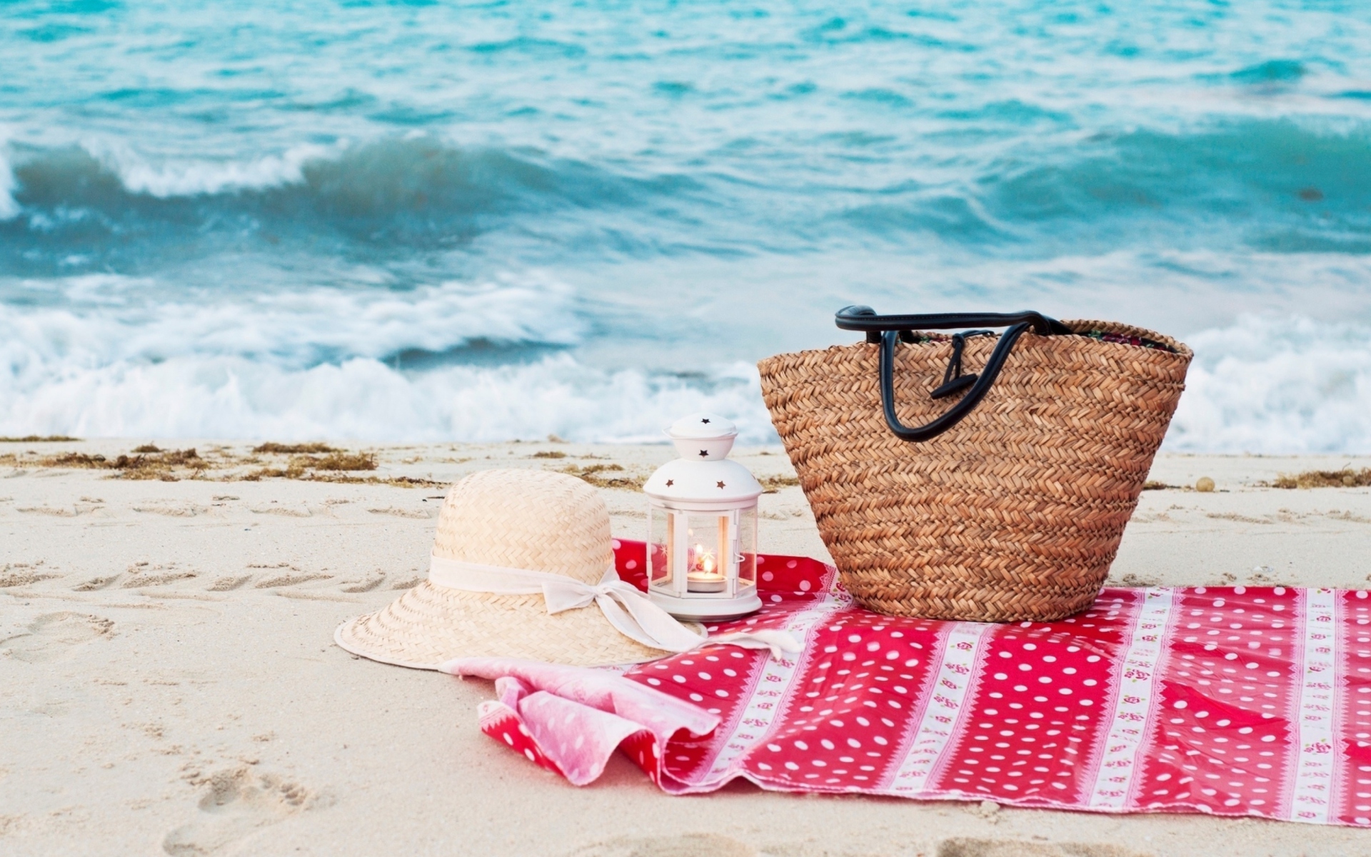 Fondo de pantalla Seaside Picnic 1920x1200