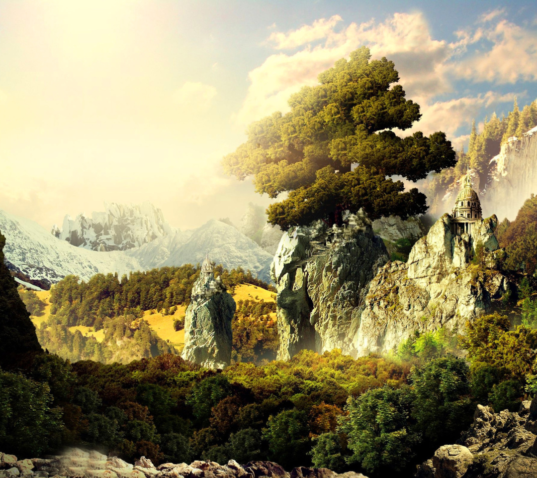 Fantasy Scenery wallpaper 1080x960