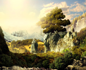 Fantasy Scenery screenshot #1 176x144