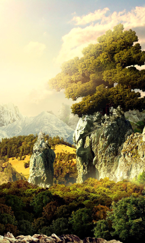 Fantasy Scenery wallpaper 480x800