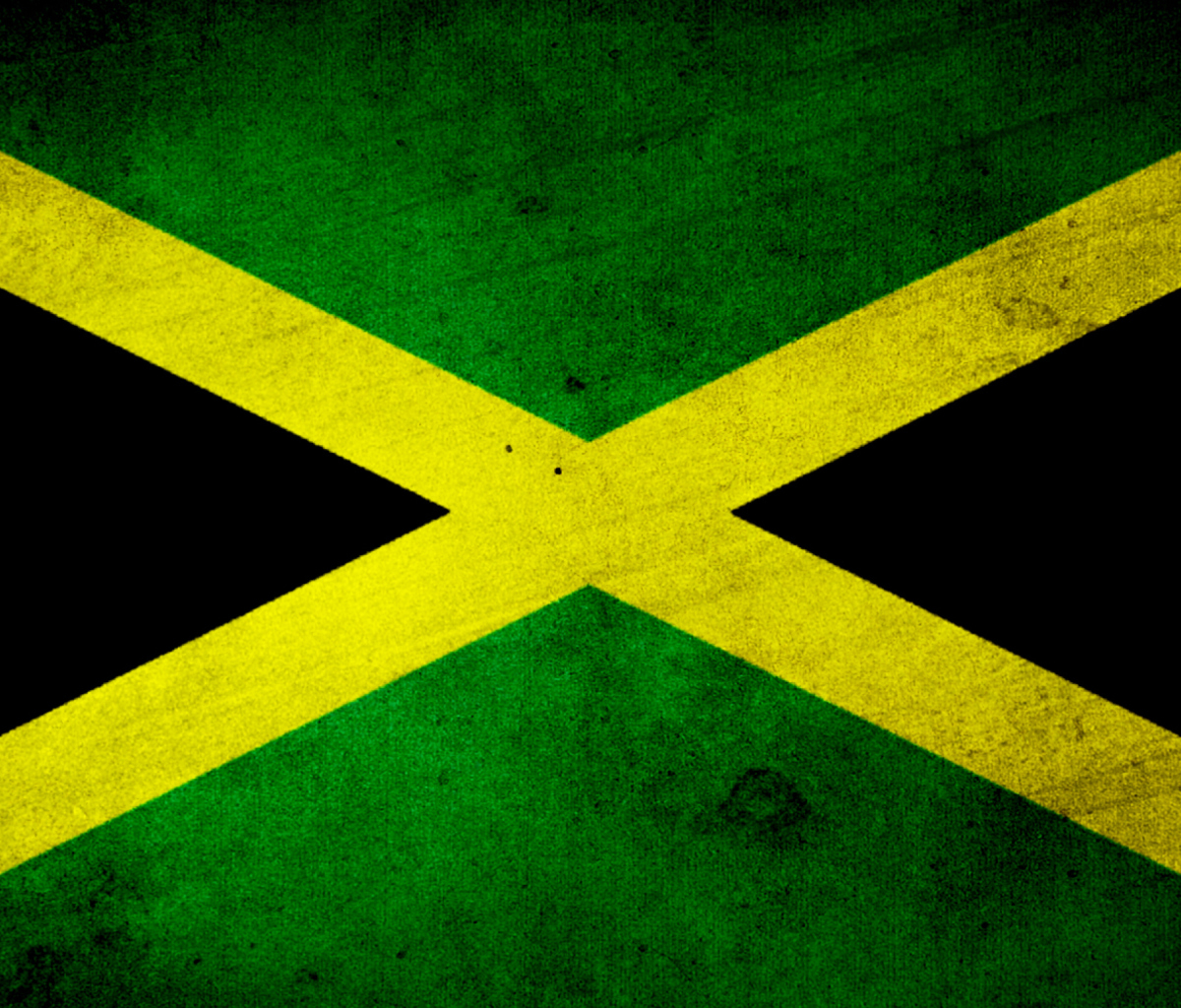 Das Jamaica Flag Grunge Wallpaper 1200x1024