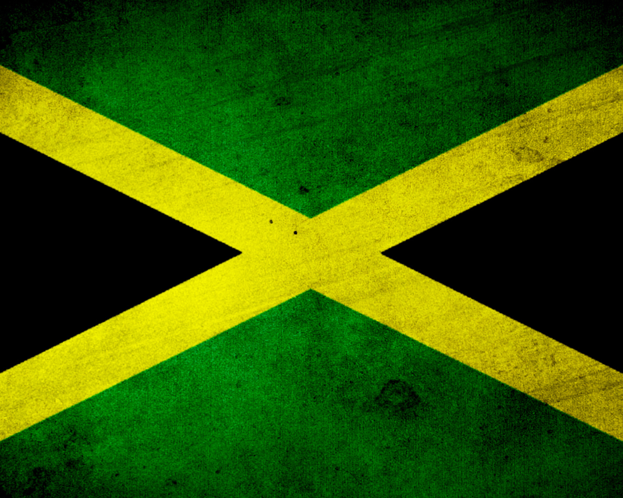 Jamaica Flag Grunge wallpaper 1280x1024