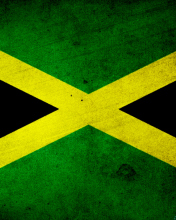 Das Jamaica Flag Grunge Wallpaper 176x220