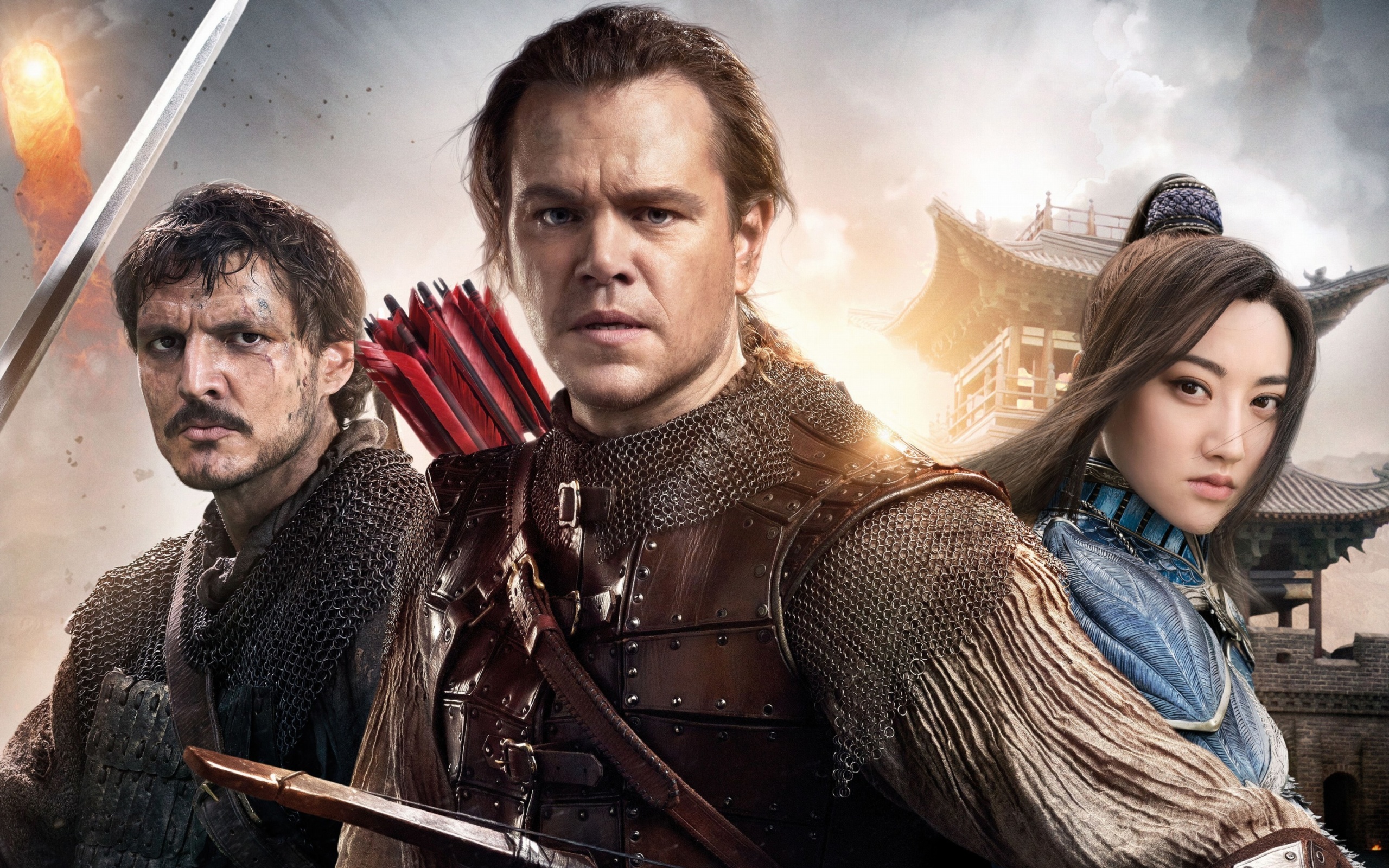 Das The Great Wall Movie with Matt Damon, Jing Tian, Pedro Pascal Wallpaper 2560x1600