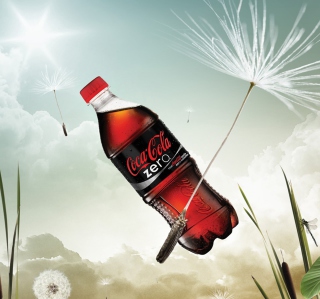 Coca Cola Bottle Floating Zero - Obrázkek zdarma pro iPad Air