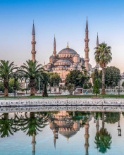 Обои Istanbul Mosque HD 176x220