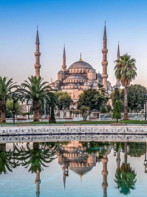 Обои Istanbul Mosque HD 480x640