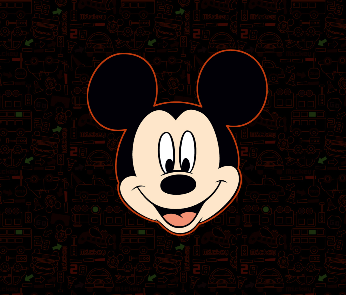 Das Mickey Mouse Wallpaper 1200x1024