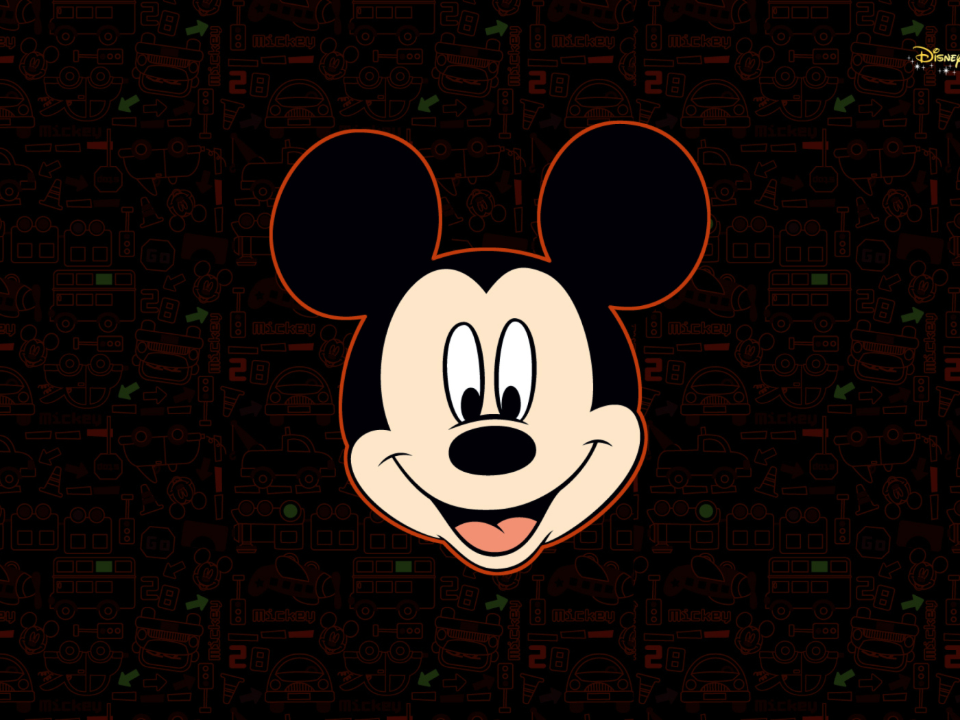 Обои Mickey Mouse 1400x1050