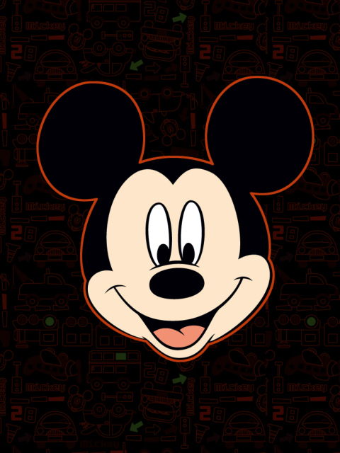 Mickey Mouse wallpaper 480x640