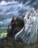 Fondo de pantalla Lord of the Rings Art 128x160