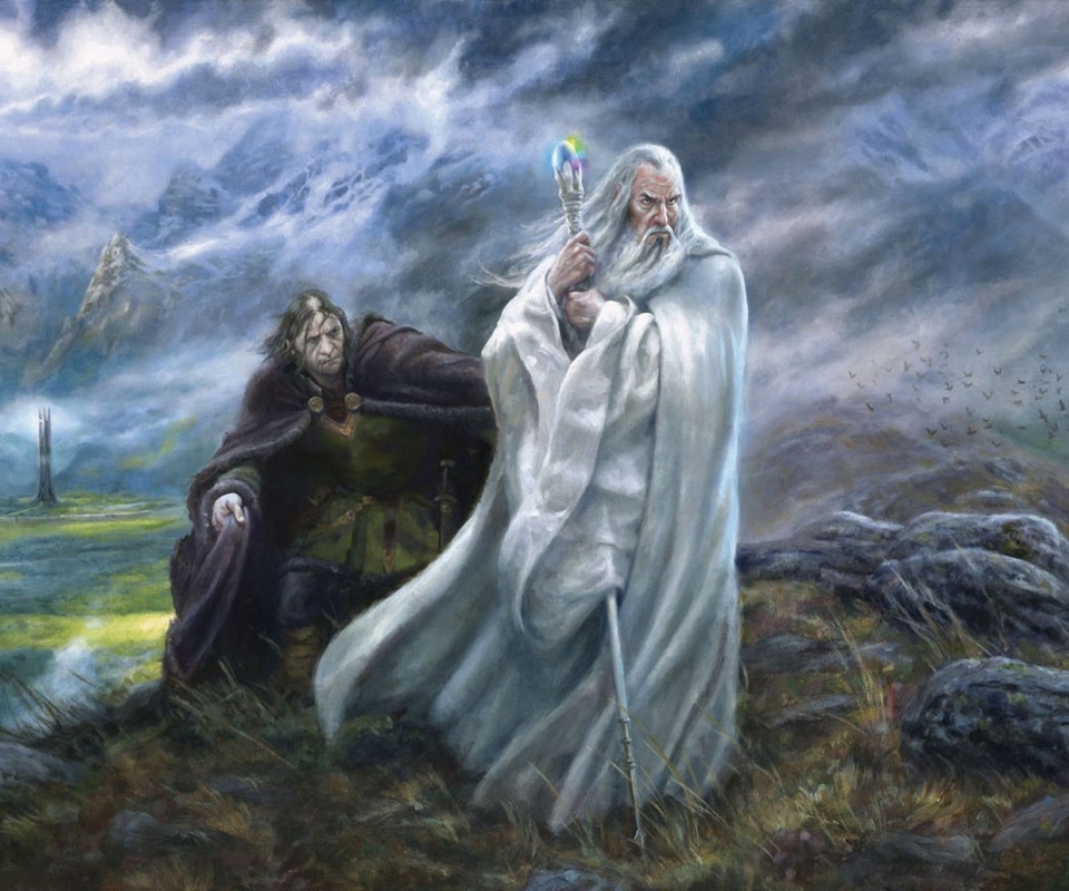 Fondo de pantalla Lord of the Rings Art 960x800