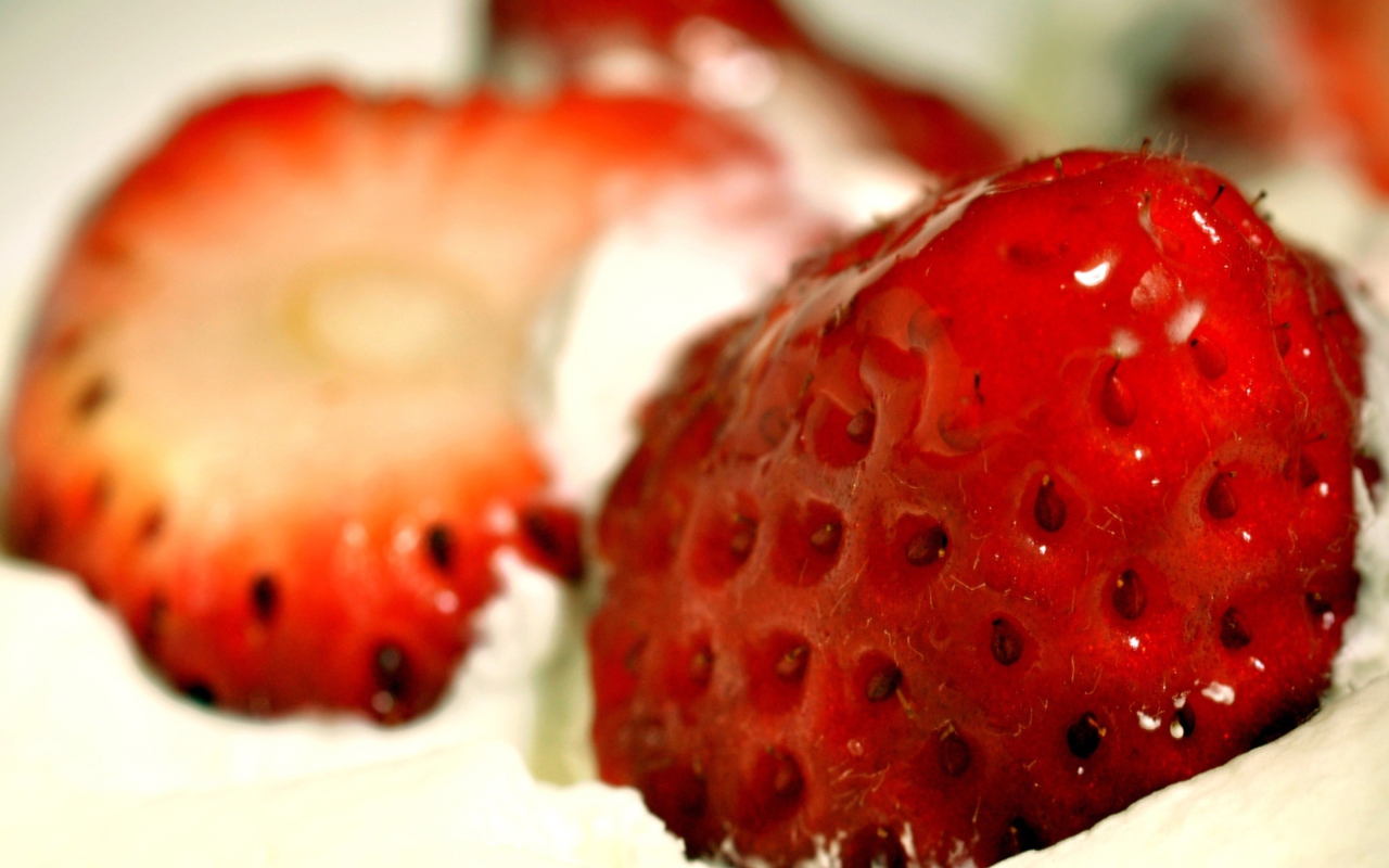 Das Sweet Strawberry Wallpaper 1280x800